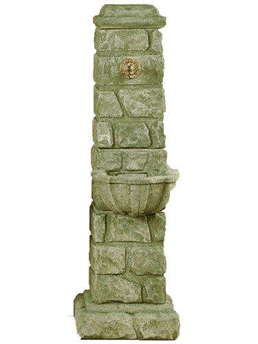 Rustichella Cast Stone Outdoor Water Fountain for Spout Fountain Tuscan